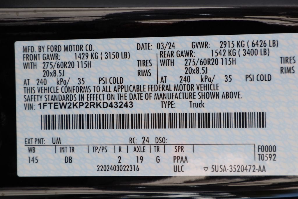 2024 Ford F-150 STX
