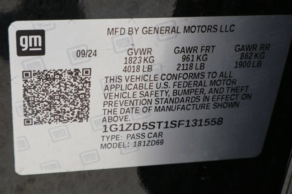 2025 Chevrolet Malibu 1LT