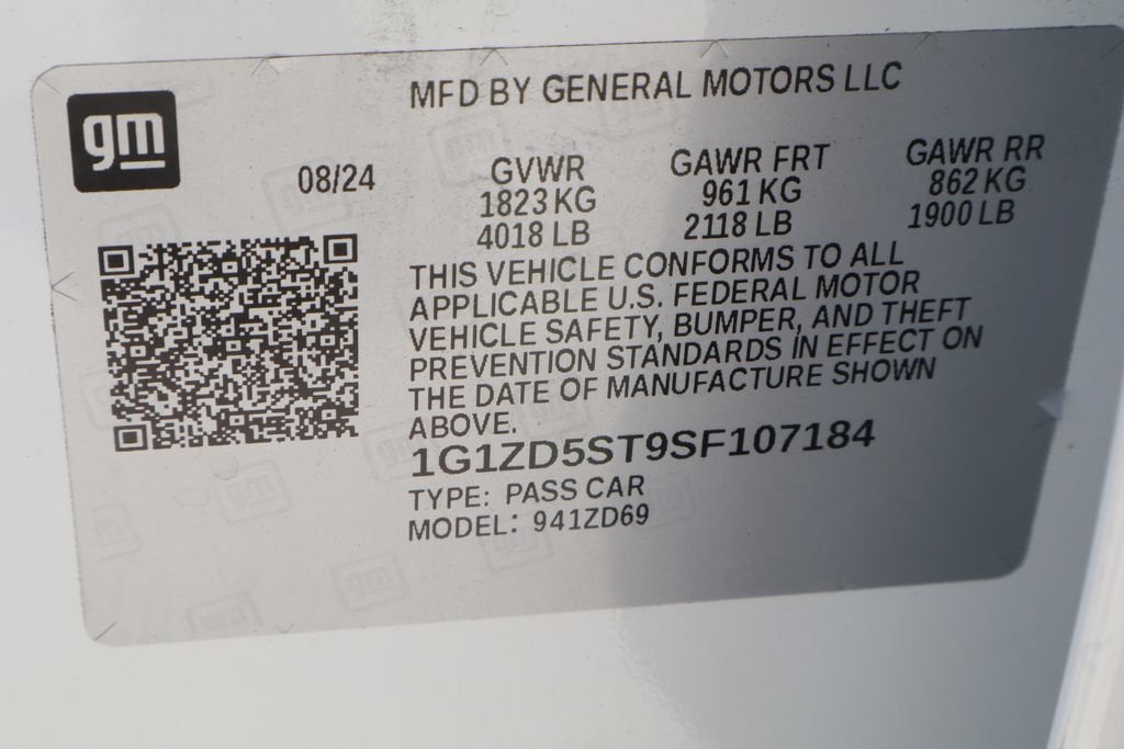 2025 Chevrolet Malibu 1LT