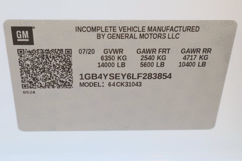 2020 Chevrolet Silverado 3500 HD Chassis Cab Work Truck