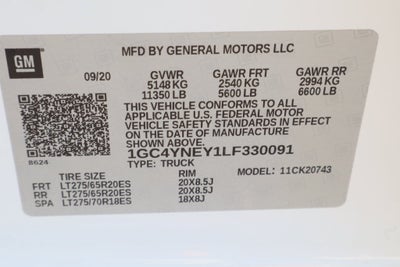 2020 Chevrolet Silverado 2500 HD LT