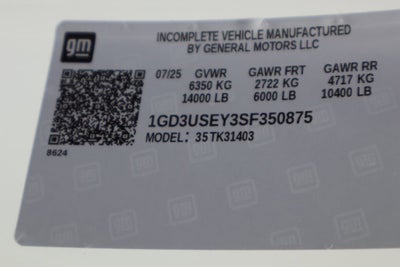2025 GMC Sierra 3500 HD Chassis Cab Pro
