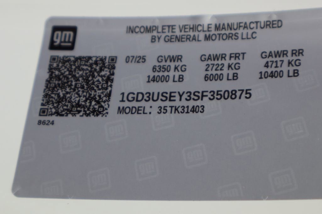 2025 GMC Sierra 3500 HD Chassis Cab Pro