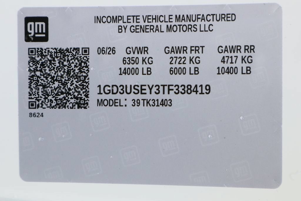 2026 GMC Sierra 3500 HD Chassis Cab Pro