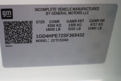 2025 GMC Sierra 3500 HD Chassis Cab Pro