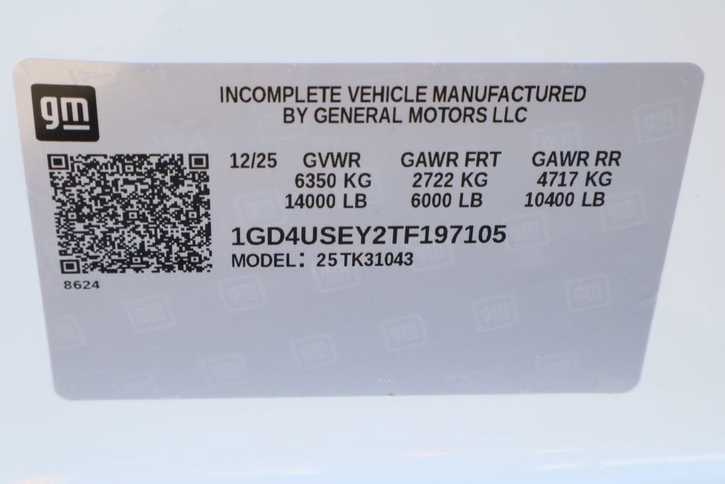 2026 GMC Sierra 3500 HD Chassis Cab Pro