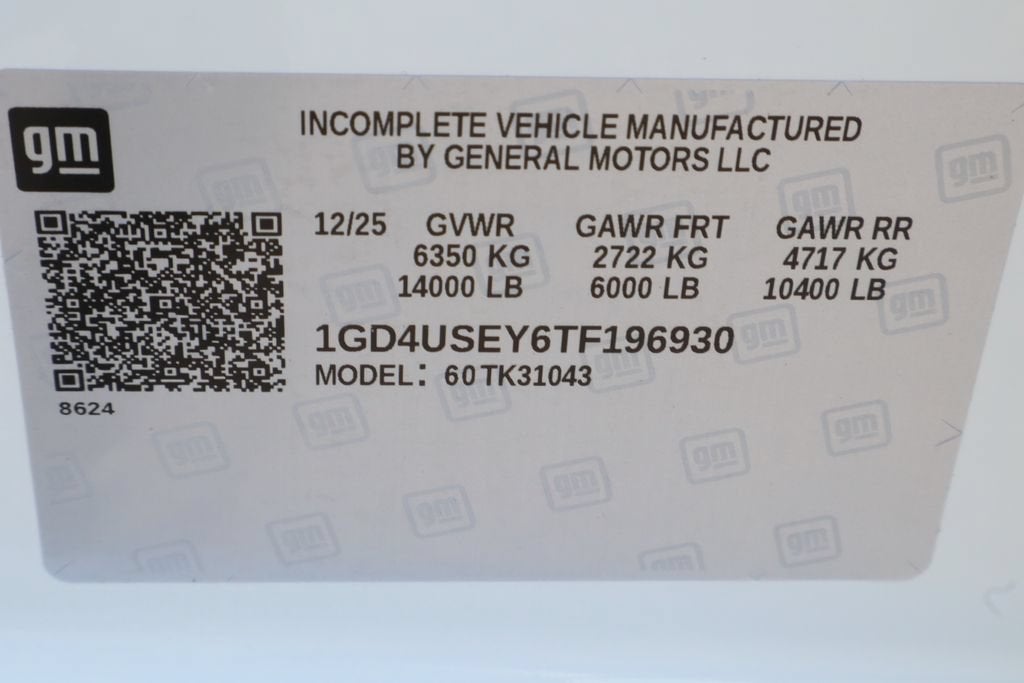 2026 GMC Sierra 3500 HD Chassis Cab Pro