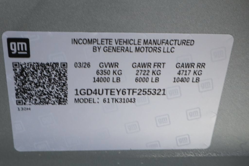 2026 GMC Sierra 3500 HD Chassis Cab SLE