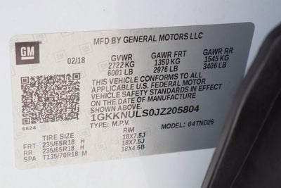2018 GMC Acadia SLT