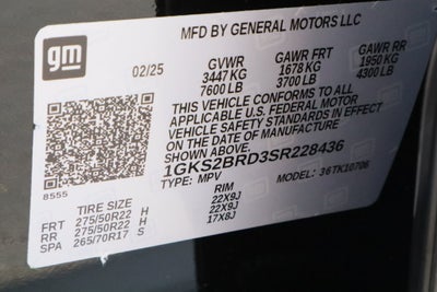 2025 GMC Yukon Elevation