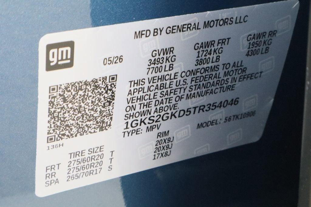 2026 GMC Yukon XL Elevation