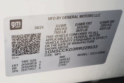 2024 Chevrolet Suburban LT