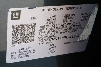 2021 Chevrolet Tahoe RST