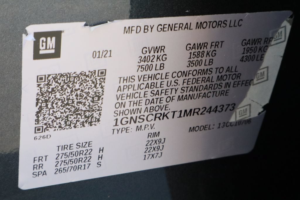 2021 Chevrolet Tahoe RST