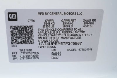 2026 GMC Sierra 2500 HD AT4
