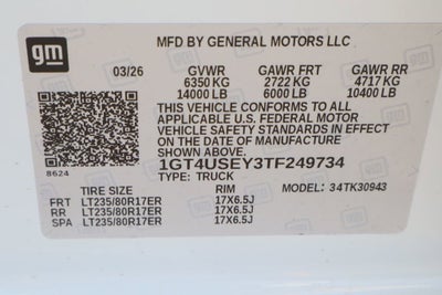 2026 GMC Sierra 3500 HD Pro DRW
