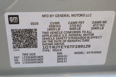 2026 GMC Sierra 3500 HD Denali Ultimate DRW