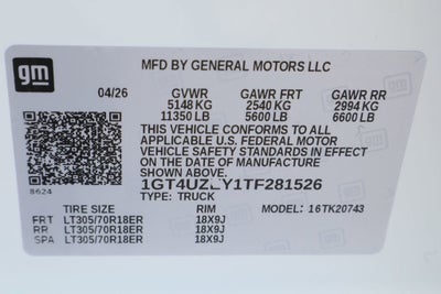 2026 GMC Sierra 2500 HD AT4X