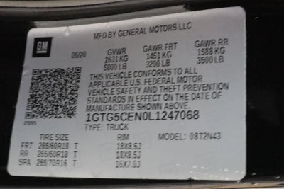 2020 GMC Canyon 2WD SLE