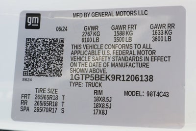 2024 GMC Canyon Elevation