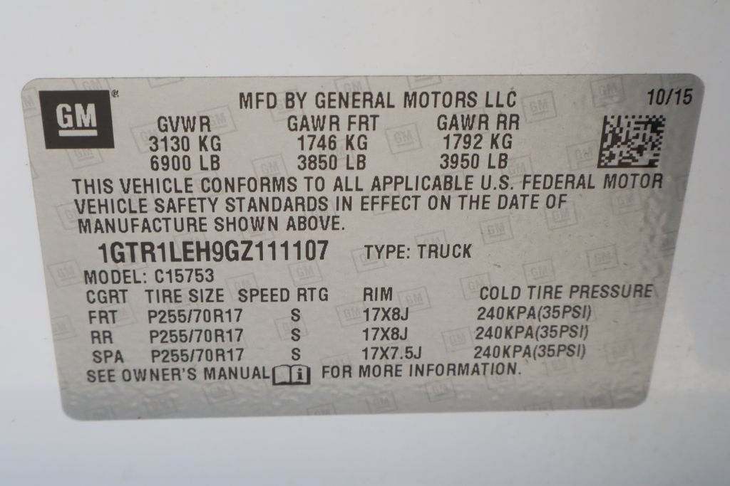 2016 GMC Sierra 1500 Base