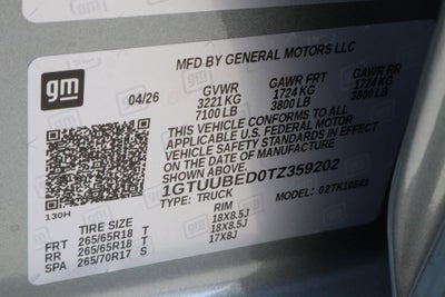 2026 GMC Sierra 1500 SLE
