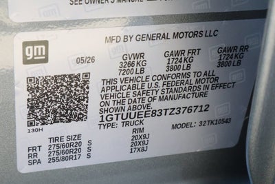 2026 GMC Sierra 1500 AT4