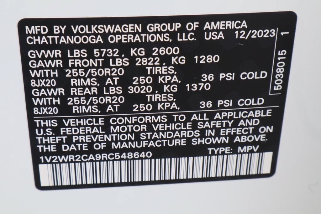 2024 Volkswagen Atlas 2.0T SE w/Technology