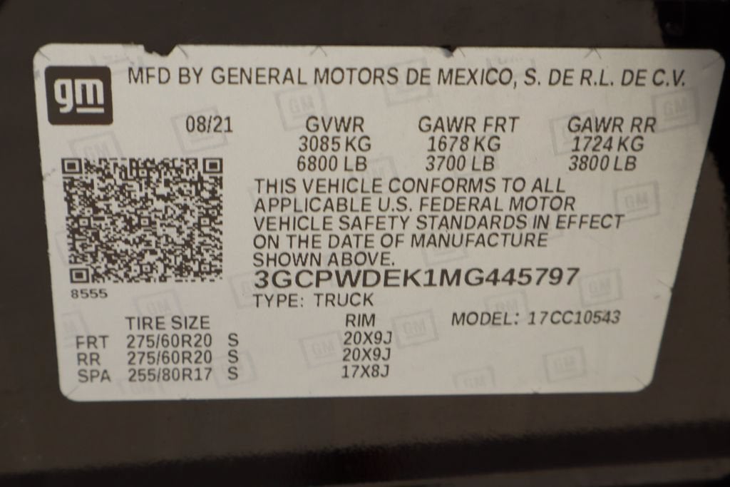 2021 Chevrolet Silverado 1500 RST