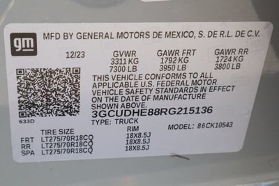 2024 Chevrolet Silverado 1500 ZR2