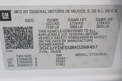 2021 Chevrolet Silverado 1500 LT