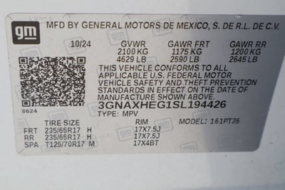 2025 Chevrolet Equinox LT