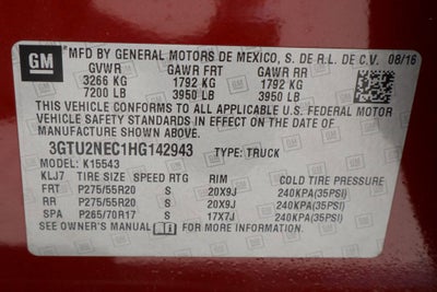 2017 GMC Sierra 1500 SLT