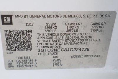 2018 GMC Sierra 1500 SLT