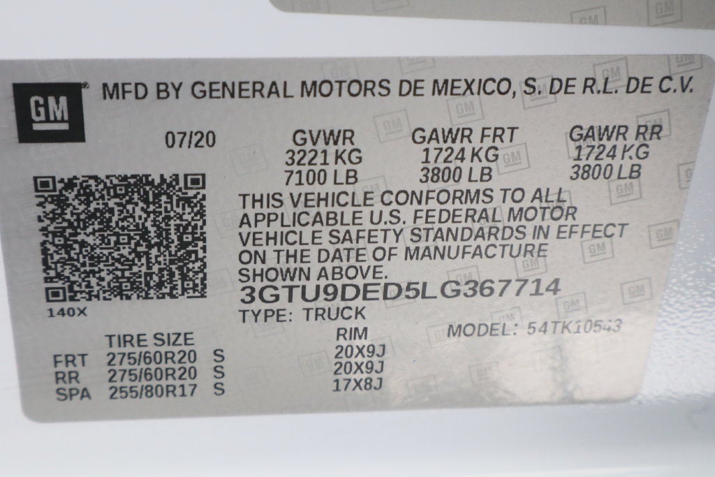 2020 GMC Sierra 1500 SLT