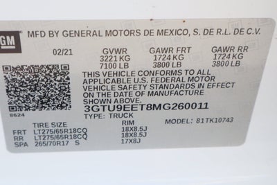 2021 GMC Sierra 1500 AT4