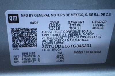 2026 GMC Sierra 1500 SLT