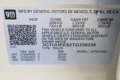 2026 GMC Sierra 1500 AT4