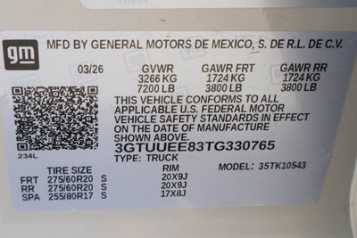 2026 GMC Sierra 1500 AT4