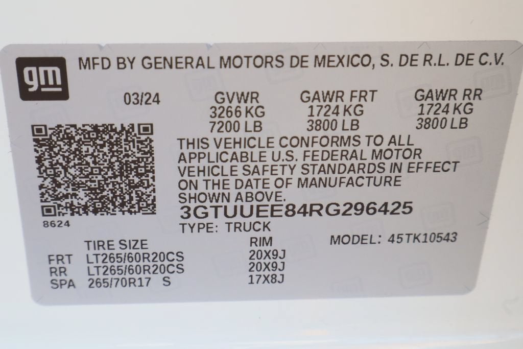 2024 GMC Sierra 1500 AT4