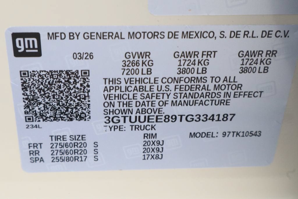 2026 GMC Sierra 1500 AT4