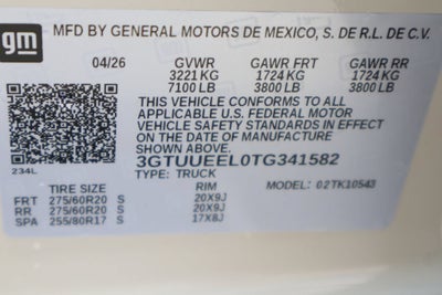 2026 GMC Sierra 1500 AT4