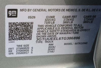 2026 GMC Sierra 1500 AT4