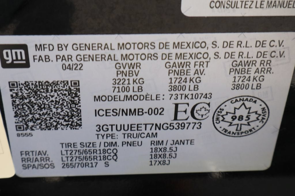 2022 GMC Sierra 1500 AT4