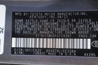 2023 Toyota Camry SE