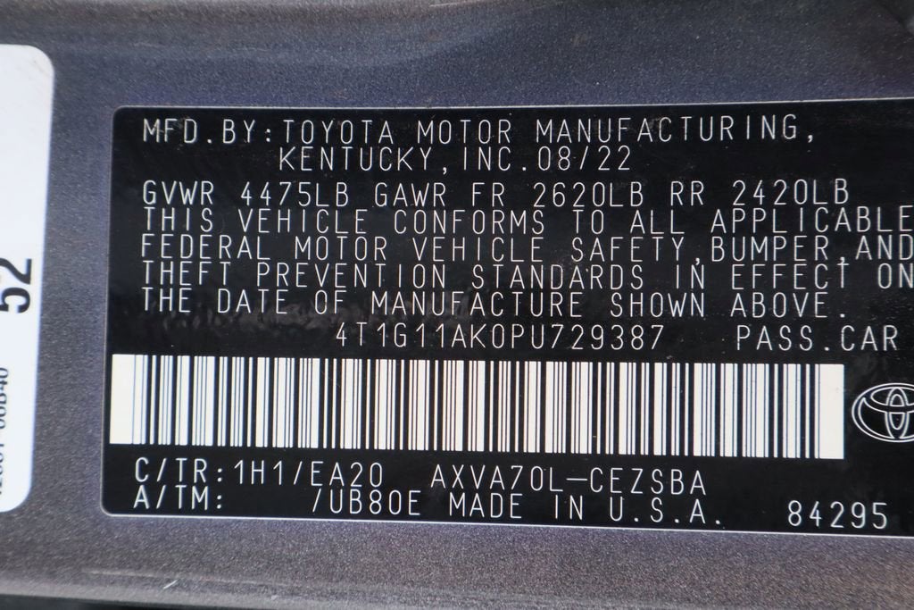 2023 Toyota Camry SE