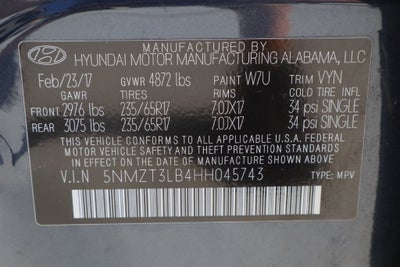 2017 Hyundai Santa Fe Sport 2.4L