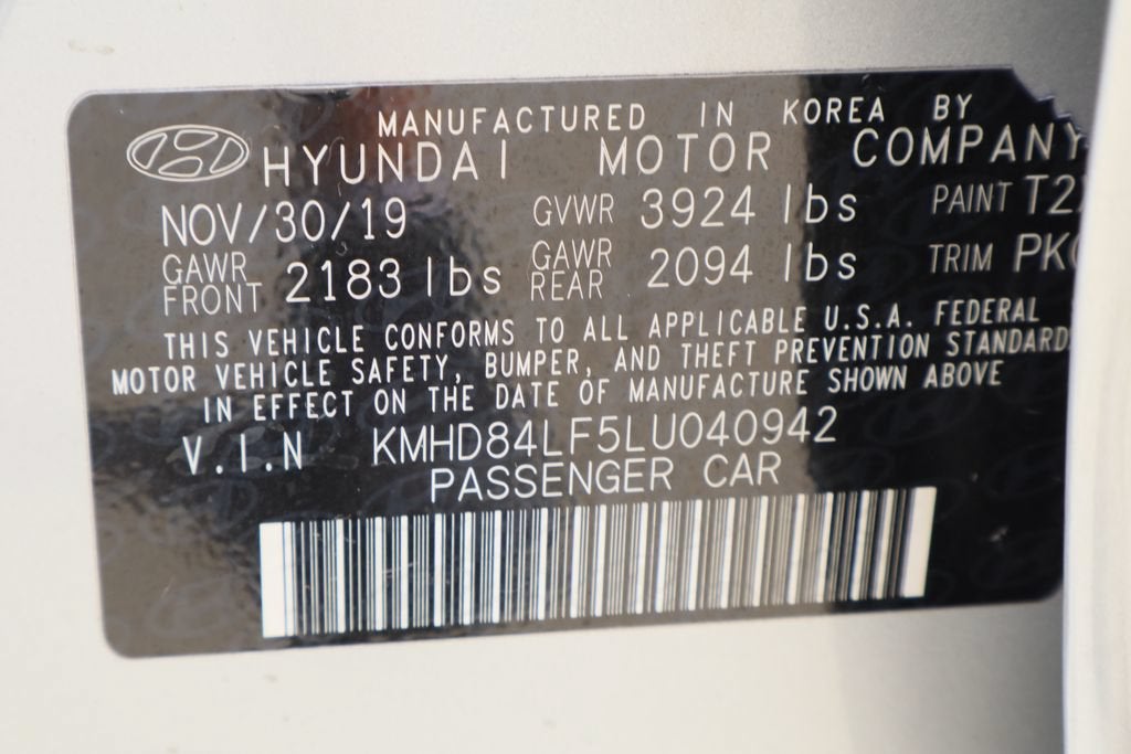 2020 Hyundai Elantra Limited
