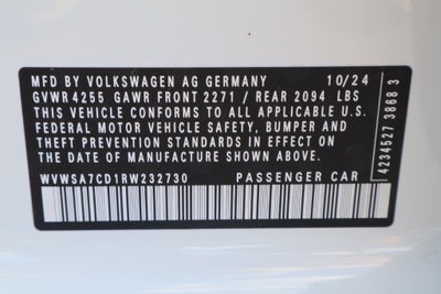 2024 Volkswagen Golf GTI 2.0T 380 SE